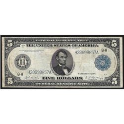 1914 $5 Federal Reserve Note St. Louis