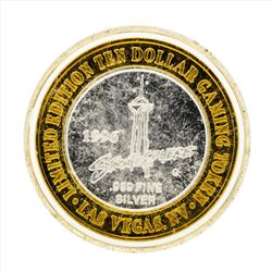 .999 Silver Stratosphere $10 Casino Gaming Token Limited Edition