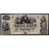 Image 1 : 1800s $50 The New Orleans Canal & Banking Co. Obsolete Bank Note