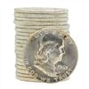 Image 1 : Roll of (20) 1963-D Brilliant Uncirculated Franklin Half Dollar Silver Coins