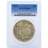 Image 1 : 1923 $1 Peace Silver Dollar Coin PCGS MS64