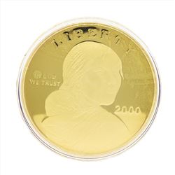 2000 Washington Mint 4oz .999 Fine Silver Savagawea Coin