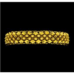 21KT Yellow Gold Ladies Fashion Bracelet