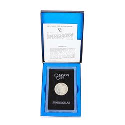 1882-CC $1 Morgan Silver Dollar Coin GSA w/ Box & COA