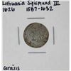Image 1 : 1626 Lithuania Sigismund III Grasus Silver Coin