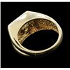 Image 3 : Men's 14KT Yellow Gold 0.60ct. Diamond Ring