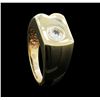 Image 4 : Men's 14KT Yellow Gold 0.60ct. Diamond Ring