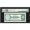Image 2 : 1929 American Bank Note Company Test Note 10 Units PMG Gem Uncirculated 65EPQ