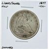 Image 1 : 1877-CC Seated Liberty Half Dollar Coin Damaged