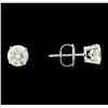 Image 2 : 14KT White Gold 1.46ctw Diamond Earrings