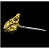 Image 2 : 1.3 Gram Total Weight Gold Nugget Pin