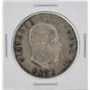 Image 1 : 1876 Italy 5 Lira Silver Coin