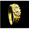Image 4 : 14KT Yellow Gold Men's 0.40ctw Diamond Ring