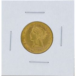 1881 $5 Liberty Head Half Eagle Gold Coin