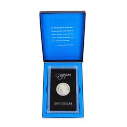 1884-CC $1 Morgan Silver Dollar Coin GSA w/ Box & COA