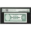 Image 2 : 1929 American Bank Note Company Test Note 10 Units PMG Gem Uncirculated 65EPQ