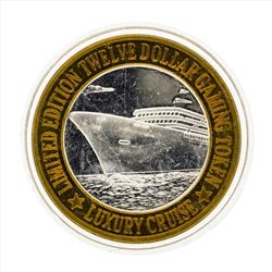 .999 Silver Luxury Cruise $10 Casino Gaming Token Limited Edition
