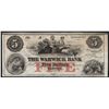 Image 1 : 1800's $5 The Warwick Bank Rhode Island Obsolete Note