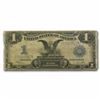 Image 1 : 1899 $1.00 Silver Certificate Black Eagle VG