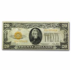 1928 $20 Gold Certificate VF