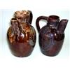 Image 1 : 'Temp. Henry I', two brown spouted jugs, that so inscribed faintly on the base of the 1883(?) shape.