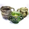 Image 1 : Two tygs and a loving cup, one of the former sprigged 'GRBV 1653', 10cm high, the other 'Remember m.