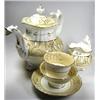 Image 1 : An early Victorian Coalport tea set, each piece decorated with the 3/487 pattern of lily of the val.