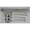 Image 1 : A quantity of modern American metalwares flatware, Serenity pattern by International, comprising tw.