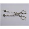 Image 1 : A pair of 18th century silver sugar nips, maker WP, (maker's and sterling mark only) with shell bow.