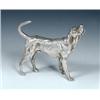 Image 1 : A silver figure of a foxhound baying by C J Vander, Sheffield 1976, 9.5cm, 10.5oz    £100-150...