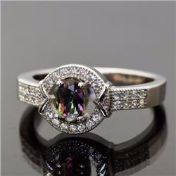 Sterling Silver .925 With Mistiq topaz Stone Ring