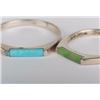 Image 5 : Five Sterling Silver .925 Rings with Colorful Stones