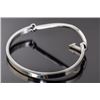 Image 3 : Silver Tone Stainless Steel Fish Hook Bangle