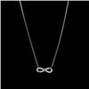 Image 1 : Sterling Silver .925 Infinity Necklace