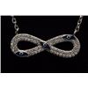 Image 3 : Sterling Silver .925 Infinity Necklace