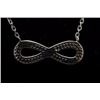 Image 5 : Sterling Silver .925 Infinity Necklace
