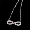 Image 6 : Sterling Silver .925 Infinity Necklace
