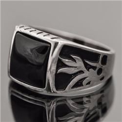 Sterling Silver .925 Onyx Ring