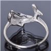 Image 2 : Sterling Silver .925 Dolphin Ring