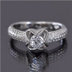 Sterling Silver and Cubic Zirconia Fashion Rings.