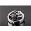 Image 3 : Sterling Silver Micro Pave Cubic Zirconia Ring