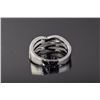 Image 3 : Sterling Silver Micro Pave Cubic Zirconia Ring