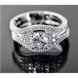 Sterling Silver Micro Pave Cubic Zirconia Ring