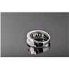 Image 3 : Sterling Silver Micro Pave Cubic Zirconia Ring