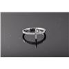 Image 1 : Sterling Silver Micro Pave Cubic Zirconia Ring