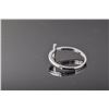 Image 2 : Sterling Silver Micro Pave Cubic Zirconia Ring