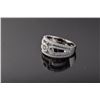Image 3 : Sterling Silver Micro Pave Cubic Zirconia Ring