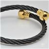 Image 3 : Stainless Steel Twisted Cable Bracelet bangle