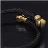 Image 5 : Stainless Steel Twisted Cable Bracelet bangle