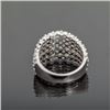 Image 3 : Sterling Silver .925 Multi-Row Cubic Zirconia Ring
